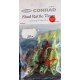 Fladen Connrad Shad Rattle 75mm limegrön svart röd 