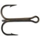 Mustad Fransk Round bend treble 25st