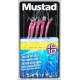 MUSTAD SABIKI RIGS Mini shrimp fluo pink