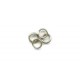 Mustad Fjäderringar nickel 10-pack