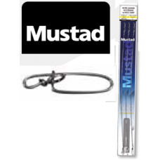 Mustad Wire Leader 49St. W/Stay Lock Snap 30cm-12"