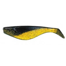 G&C inc Shad 5cm Black/chartreuse s glitter