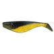 G&C inc Shad 10cm Black/chartreuse s glitter