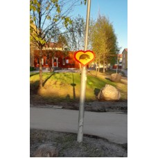 Trafiksäkehetskylt Igelkottar